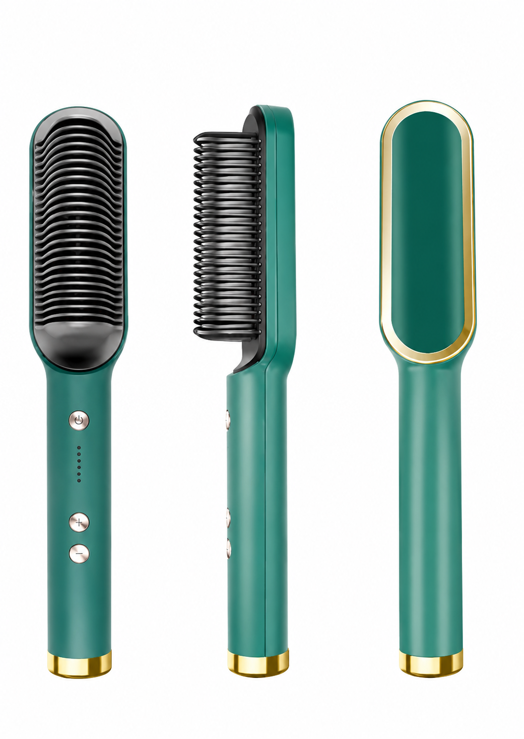 Premium Cordless Heated Hair Straightening Brush | USB Rechargeable Portable Hair Straightener Comb